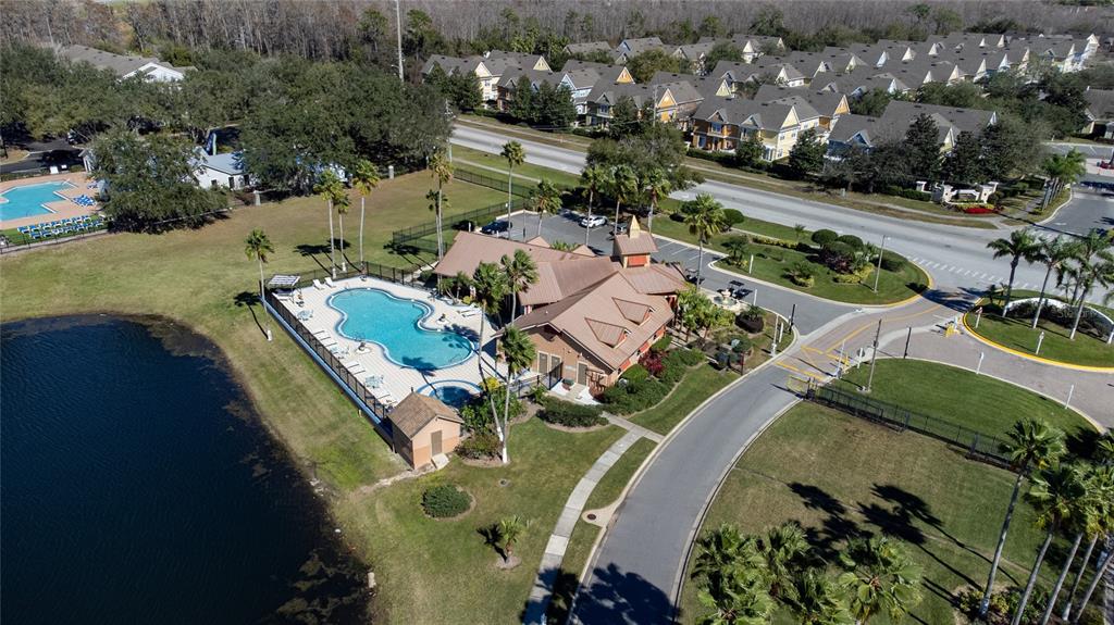 2203 Key W Court, Unit 422 Kissimmee, FL 34741 - Photo 24 of 41 an aerial view of a house with a swimming pool