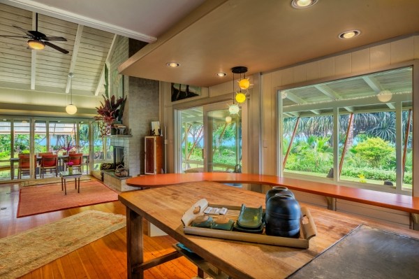 5600 Weke Road Hanalei, HI 96714 - Photo 5 of 25 a room with pool table and windows