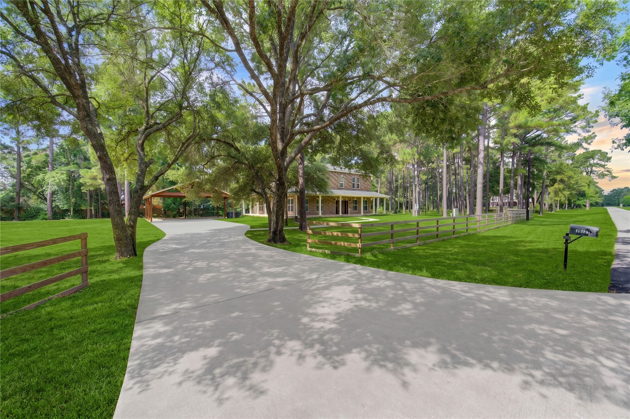 20531 Faye Tomball, TX 77377 - Photo 30 of 43 a view of a park with large trees