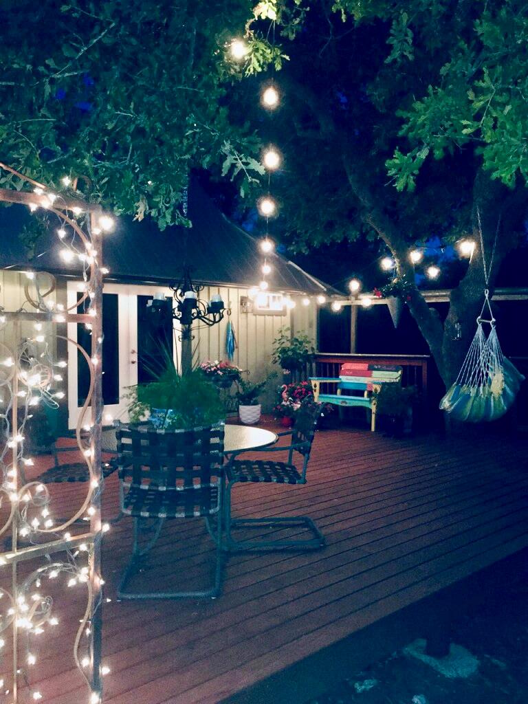 105 Fir Road Fredericksburg, TX 78624 - Photo 23 of 30 Night time on the deck