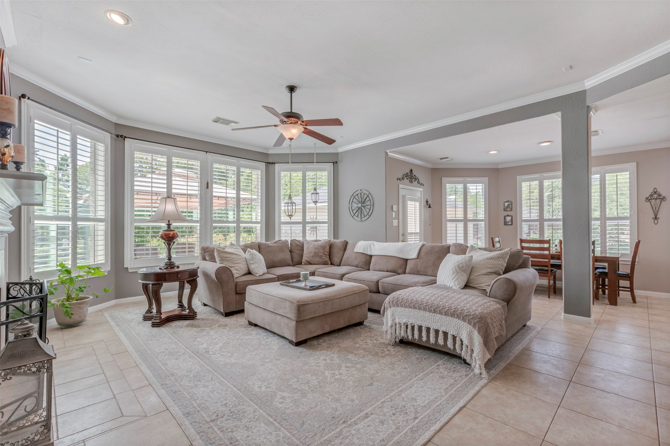 1120 Silveridge Conroe, TX 77304 - Photo 12 of 39 a living room with furniture and a large window