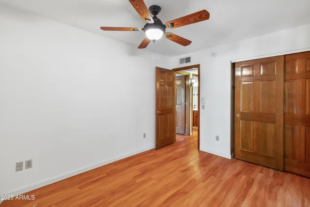 wooden floor in an empty room