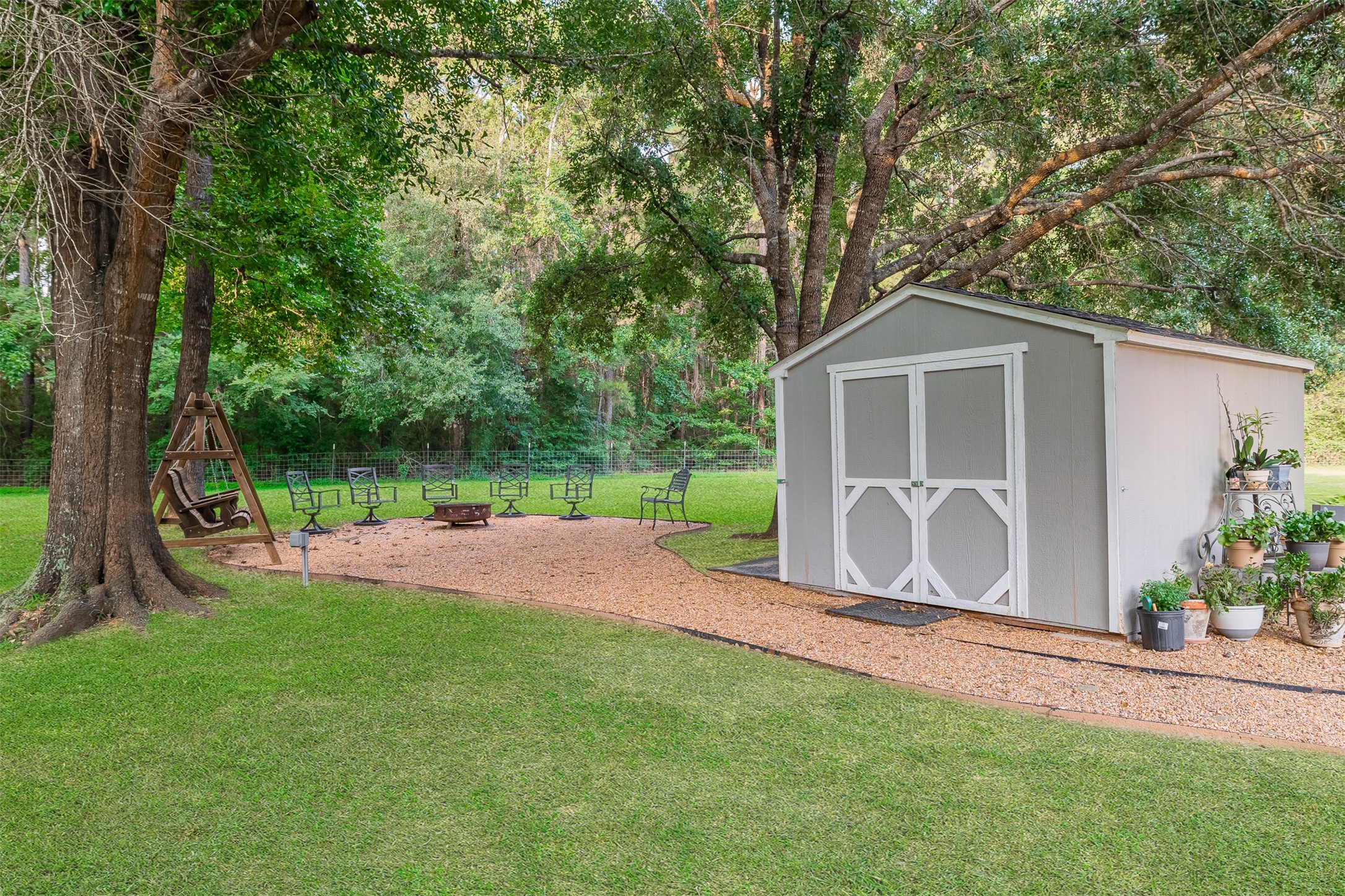 16636 Stonecrest Drive Conroe, TX 77302 - Photo 38 of 40 There are two sheds on the property, one is currently used as a home gym.