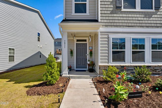 a view of a entryway door front of house
