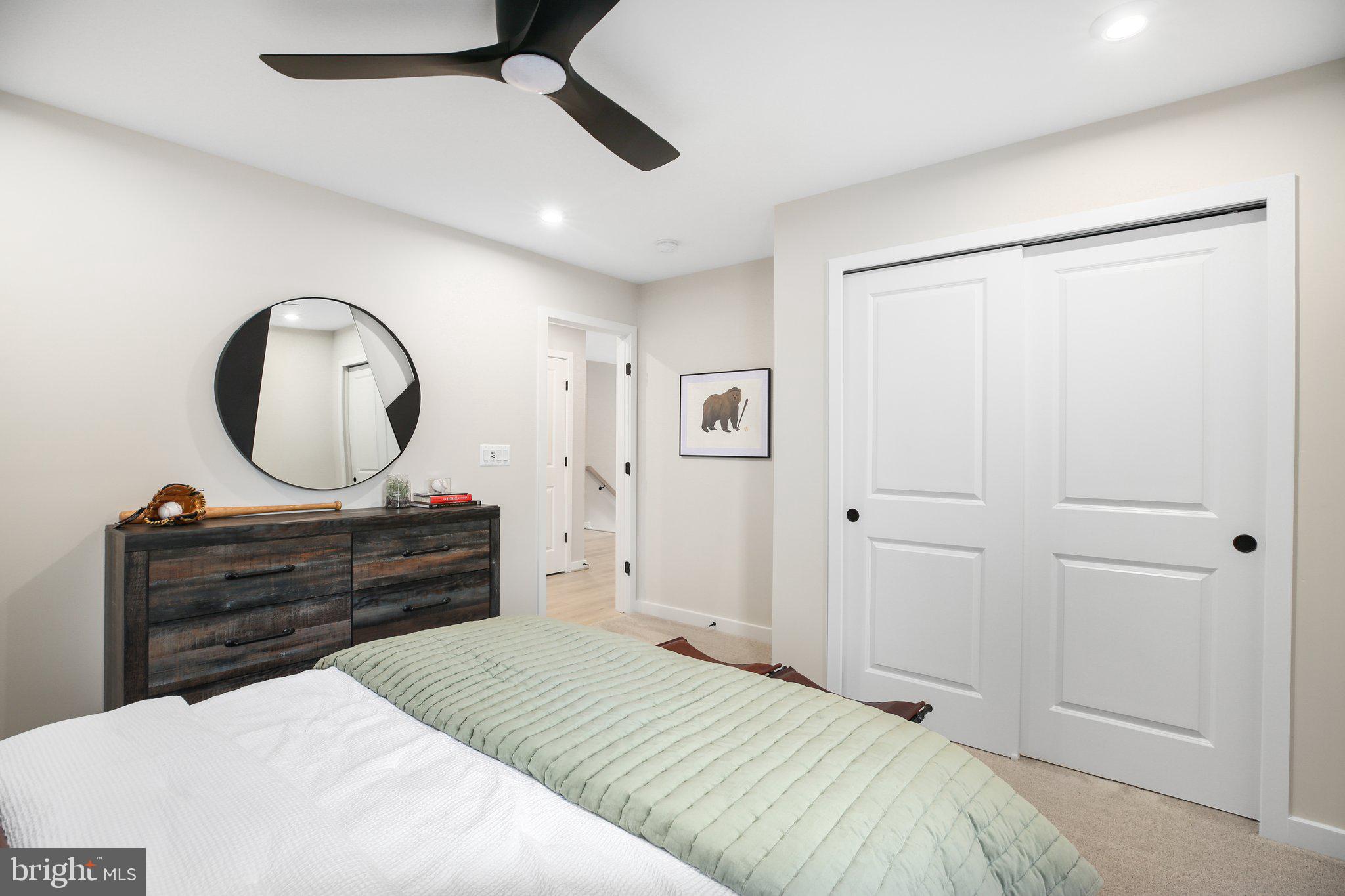 2 Spotswood Furnace Road Fredericksburg, VA 22407 - Photo 40 of 43 a bed room with a bed and a mirror