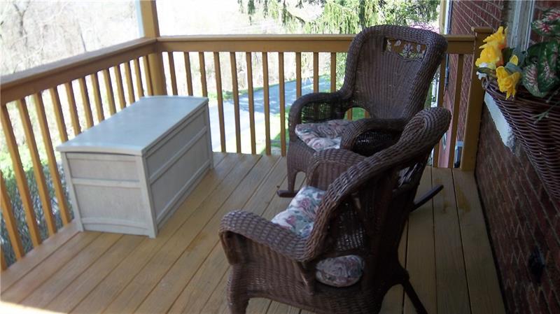 1152 Harmony Road Baden, PA 15005 - Photo 3 of 25 Covered porch with view of the Ohio River