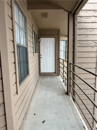 a view of front door of the house