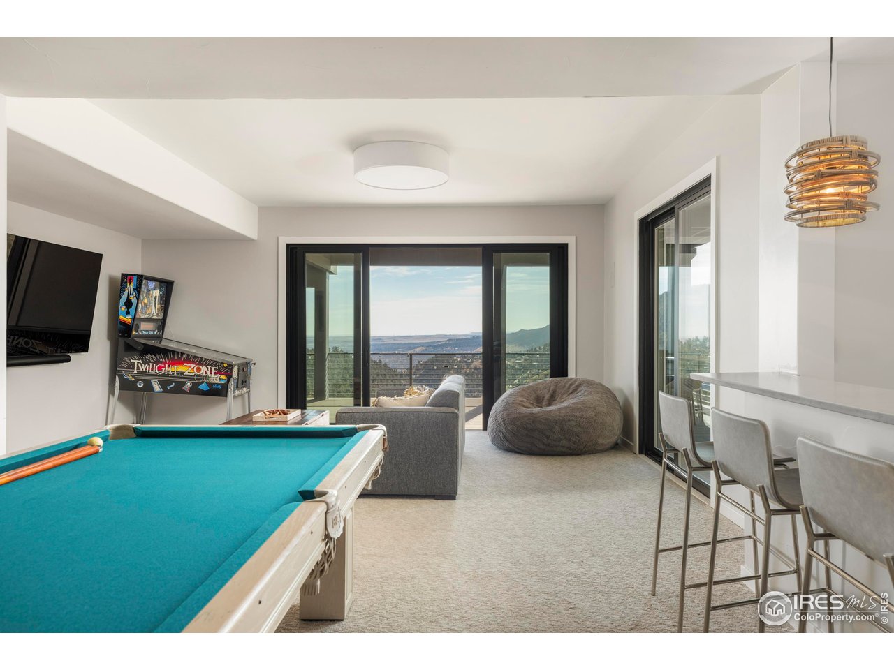 150 Valley View Way Boulder, CO 80304 - Photo 31 of 36 Rec room with a view.