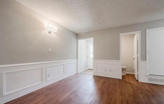 wooden floor in an empty room