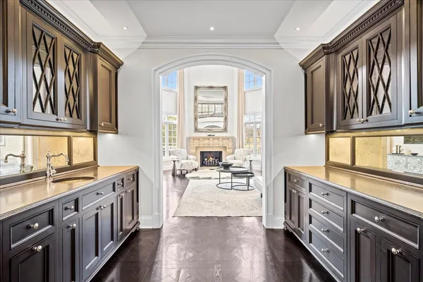 a kitchen with stainless steel appliances granite countertop a stove and a sink
