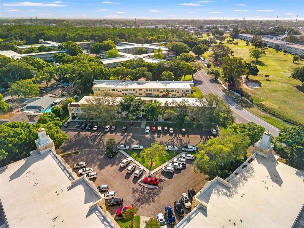 2295 Mexican Way, Unit 41 Clearwater, FL 33763 - Photo 36 of 41 an aerial view of residential houses with outdoor space
