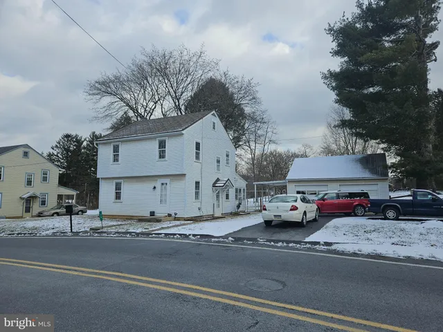 a car parked on the side of the road