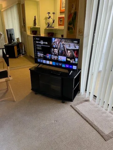 a room with furniture and rug