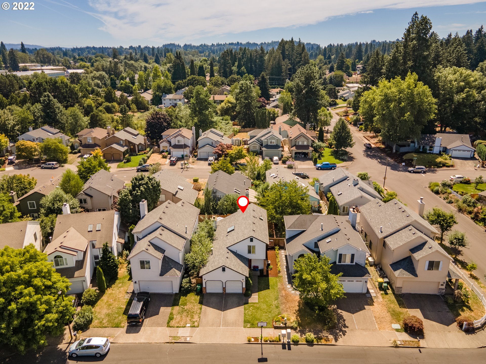 10594 Southwest Windsor Court Tigard, OR 97223 - Photo 29 of 31 an aerial view of a city