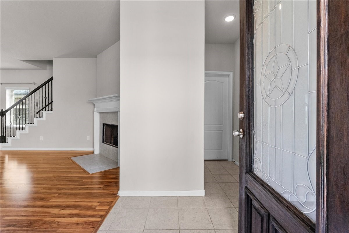 5111 Bay Lane Bacliff, TX 77518 - Photo 4 of 48 a view of entryway and hall with wooden floor