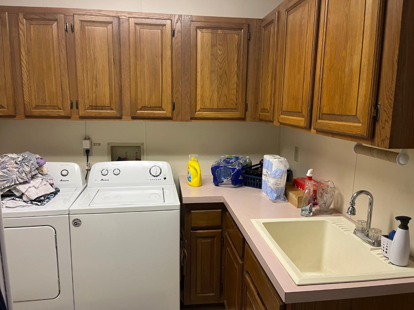 500 North Tully Road, Unit 39 Turlock, CA 95380 - Photo 27 of 32 a utility room with dryer and washer