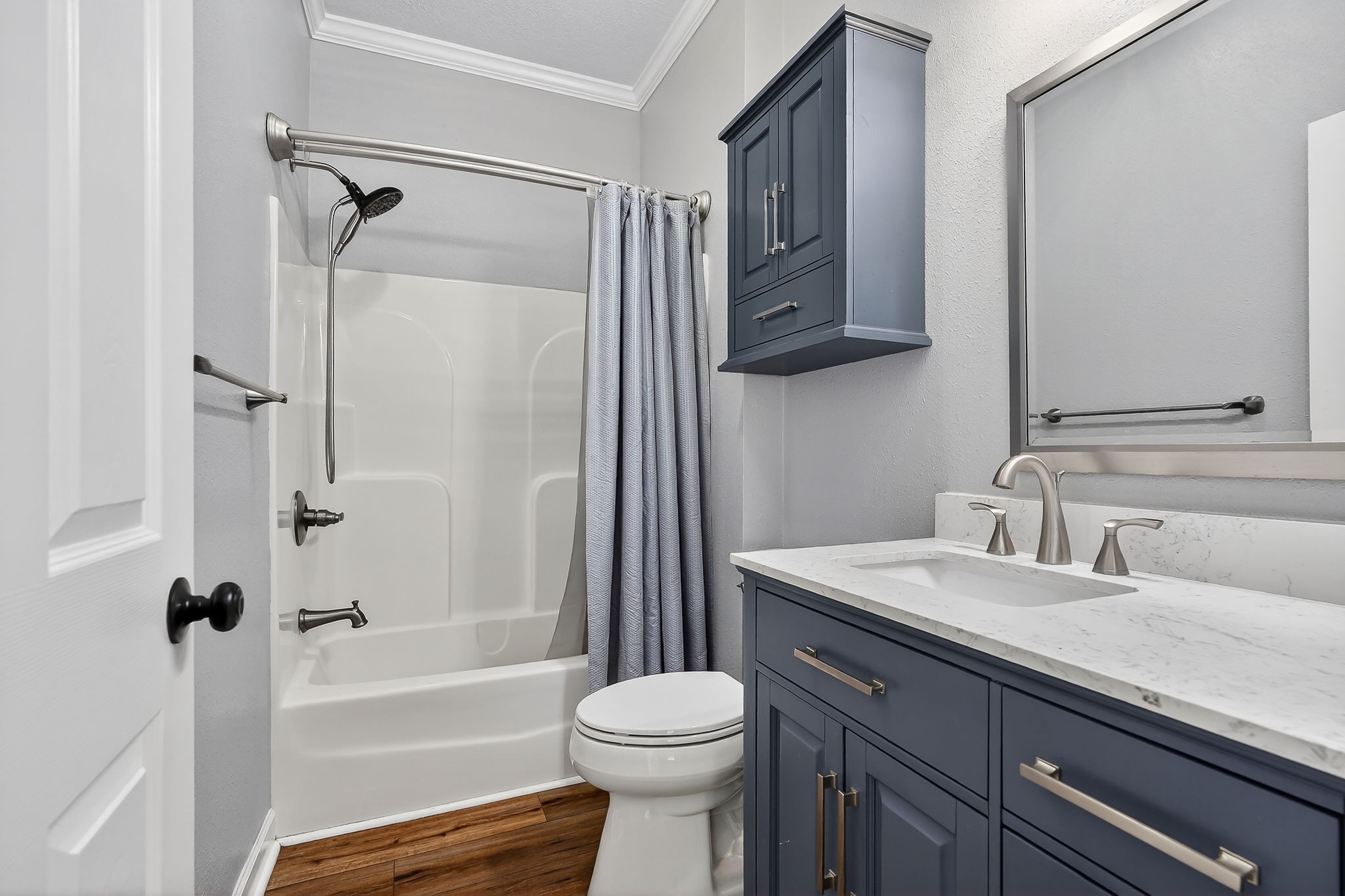 16062 Buffalo Valley Road Silver Point, TN 38582 - Photo 19 of 27 a bathroom with a granite countertop sink toilet and shower