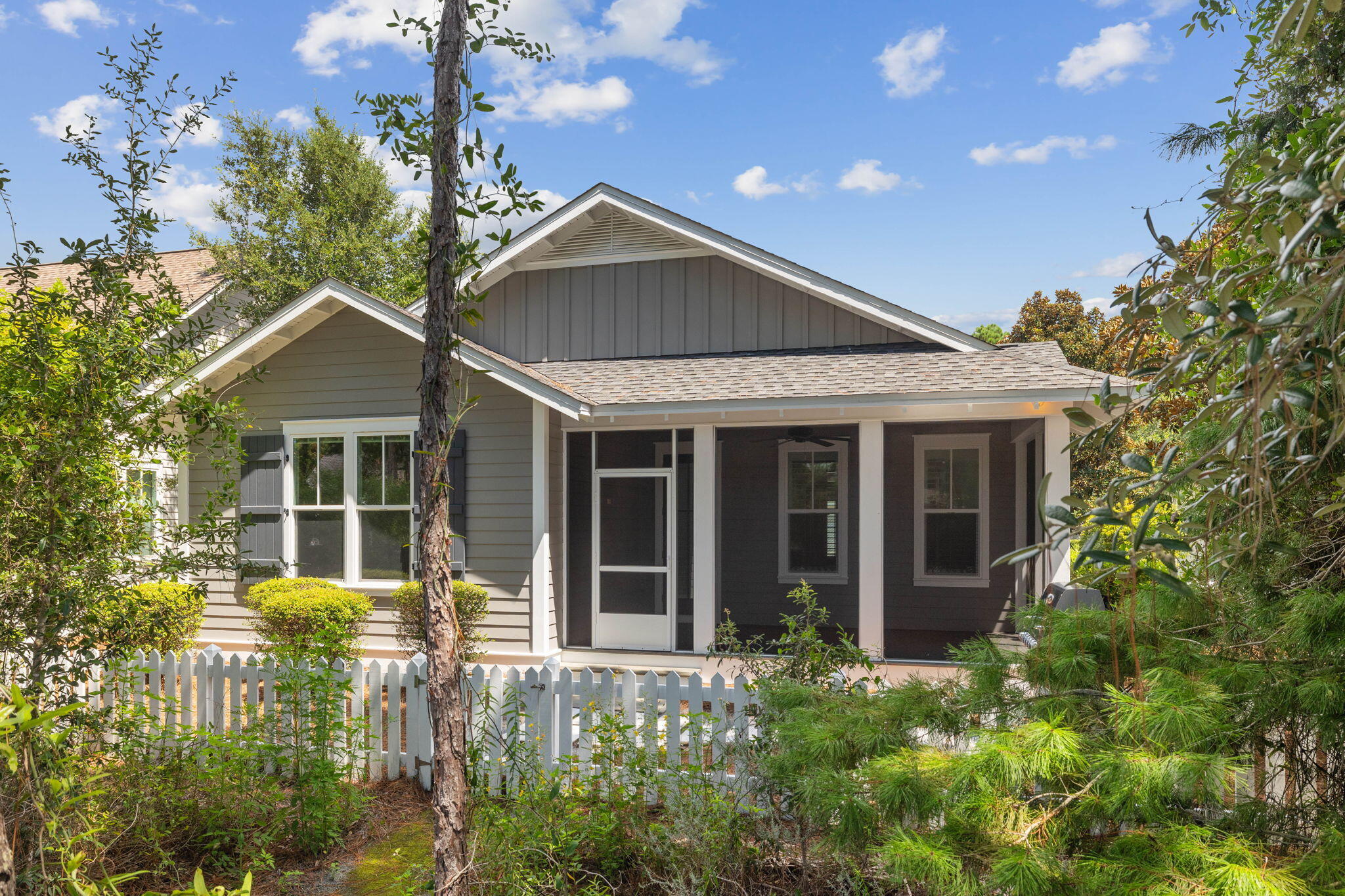 167 Jack Knife Drive Inlet Beach, FL 32461 - Photo 1 of 40 front view of house with a yard and potted plants