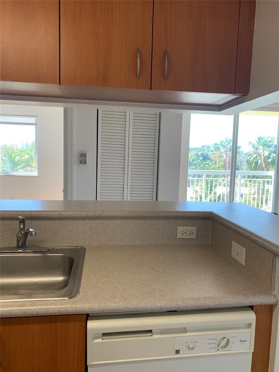 816 Northwest 11th Street, Unit 710 Miami, FL 33136 - Photo 2 of 10 a close view of sink and cabinets