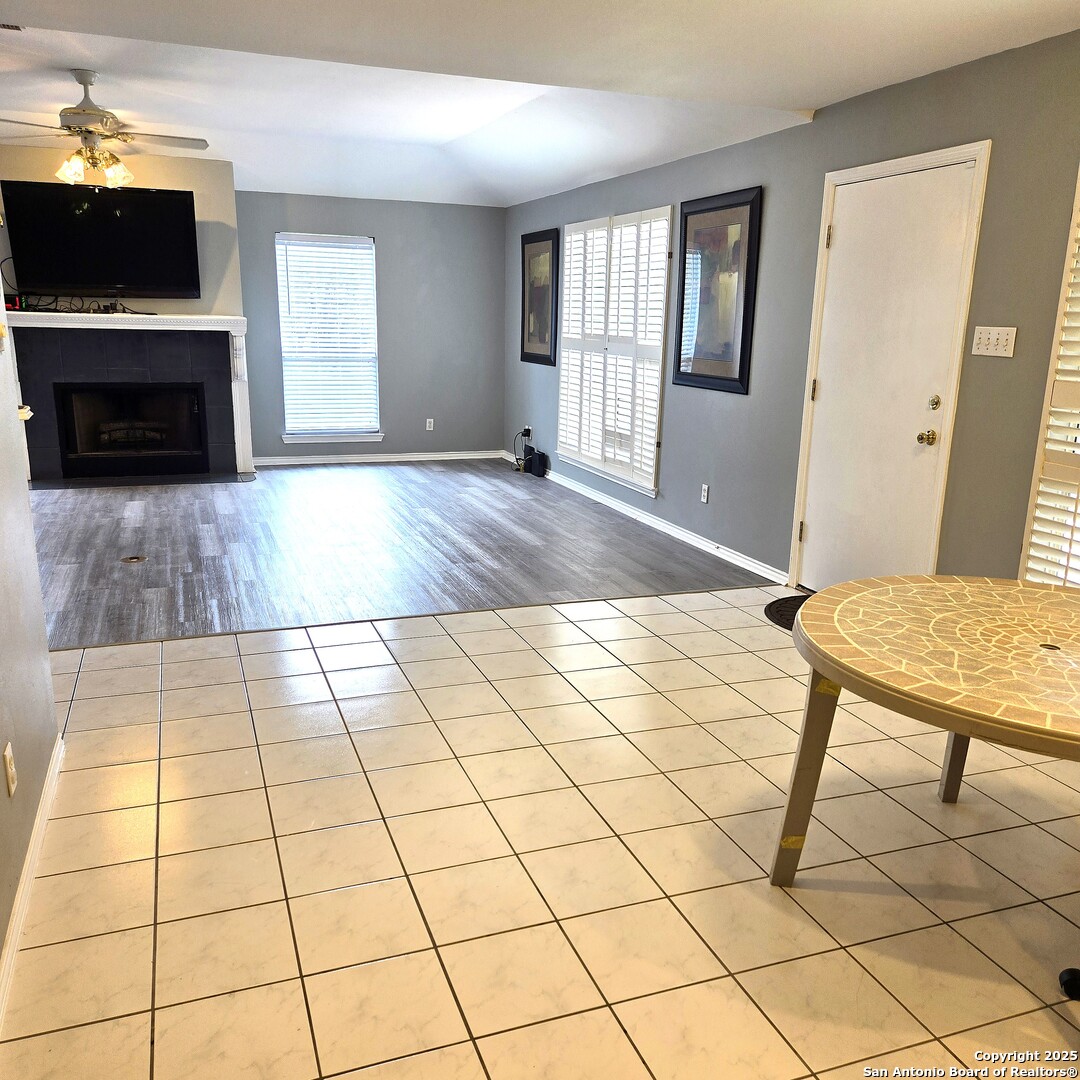 23007 South Breeze Street San Antonio, TX 78258 - Photo 12 of 27 a view of a livingroom with furniture and a fireplace