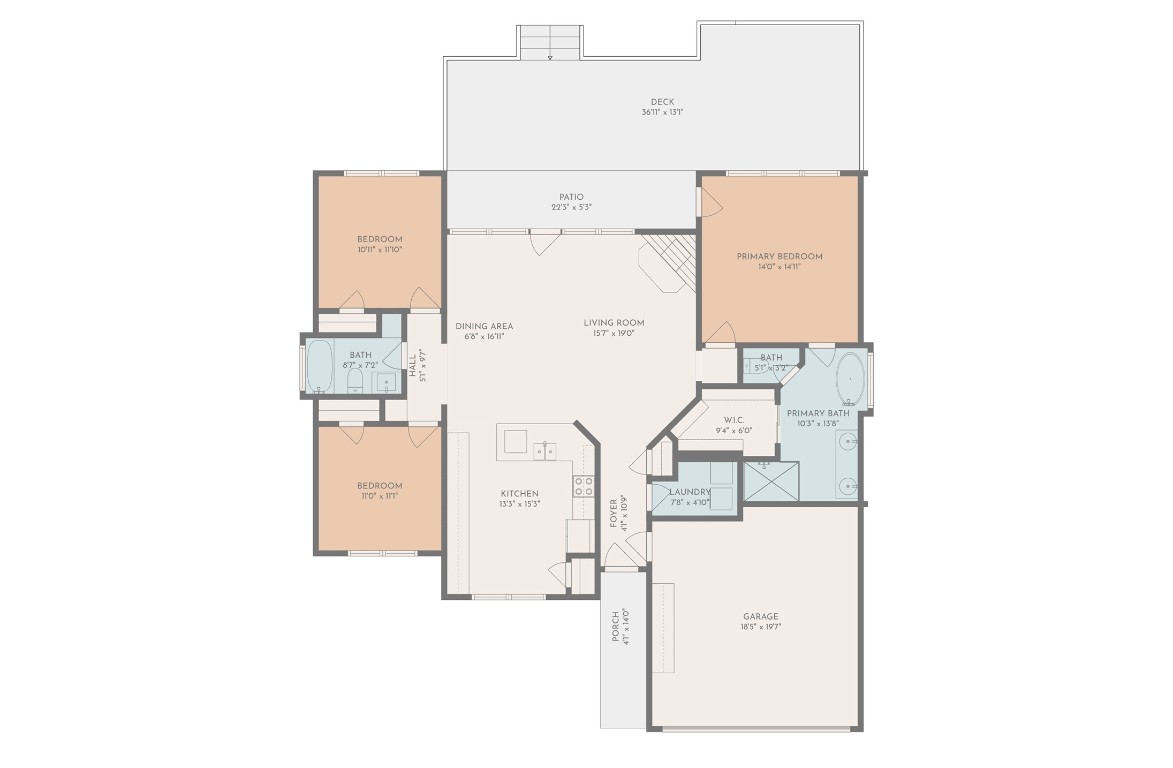 15202 Sun-Bird Lane Austin, TX 78734 - Photo 28 of 28 a picture of a floor plan
