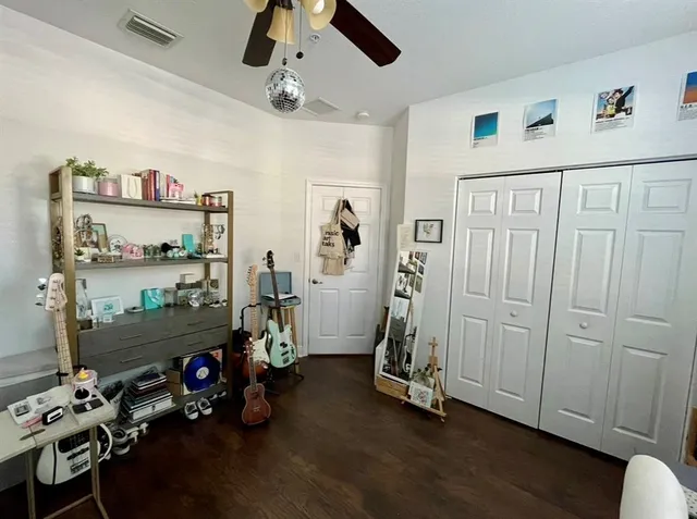 a room with furniture