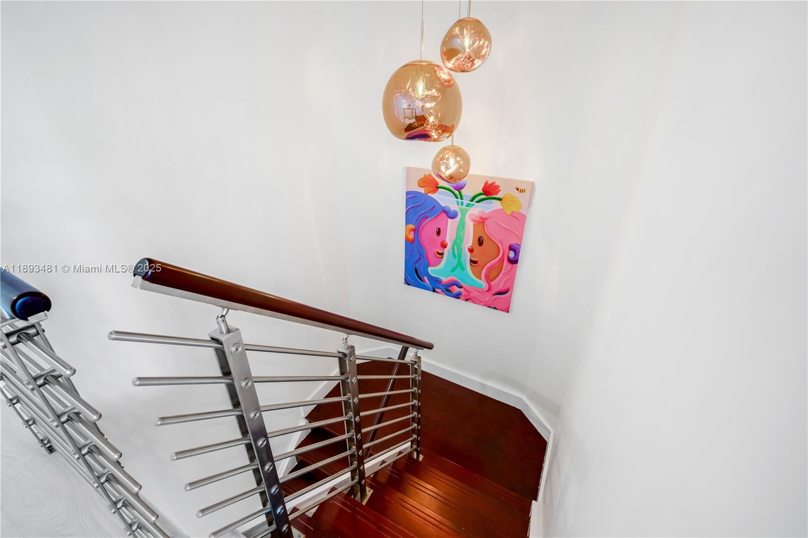 41 Southeast 5th Street, Unit 1709 Miami, FL 33131 - Photo 19 of 33 a view of entryway with stairs and wooden floor