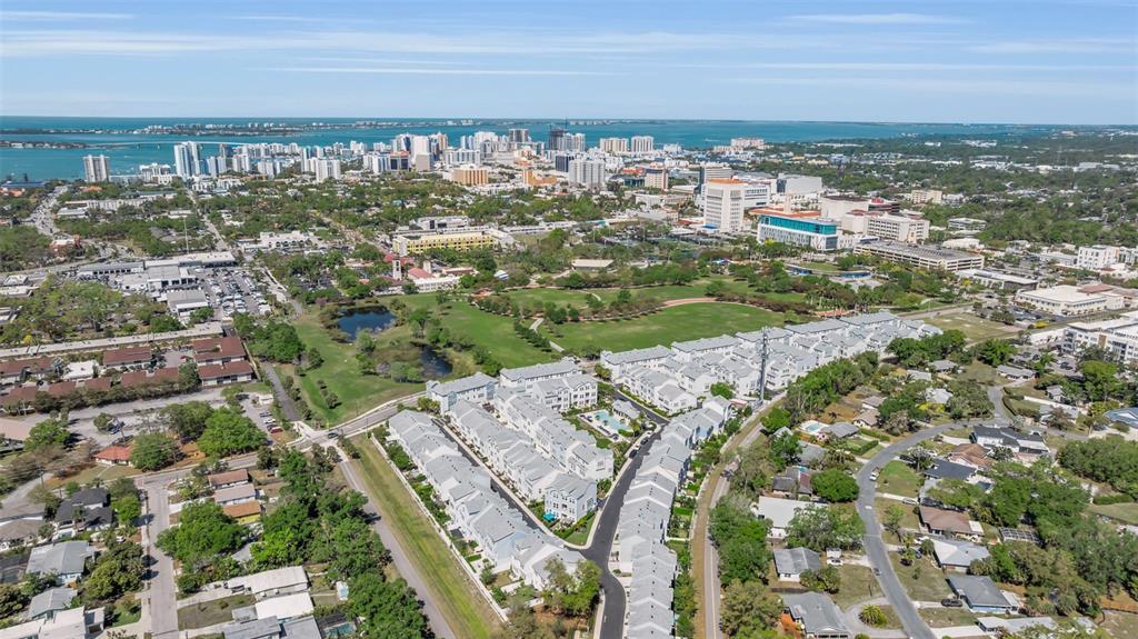2554 Ruffing Court Sarasota, FL 34237 - Photo 31 of 32 an aerial view of residential houses with outdoor space