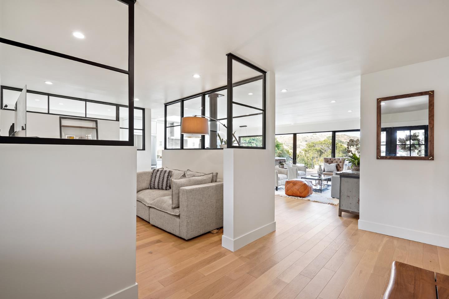 1914 Bishop Road Belmont, CA 94002 - Photo 29 of 79 a living room with furniture and a large window