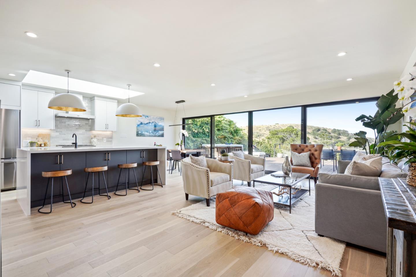 1914 Bishop Road Belmont, CA 94002 - Photo 4 of 79 a living room with furniture and a large window