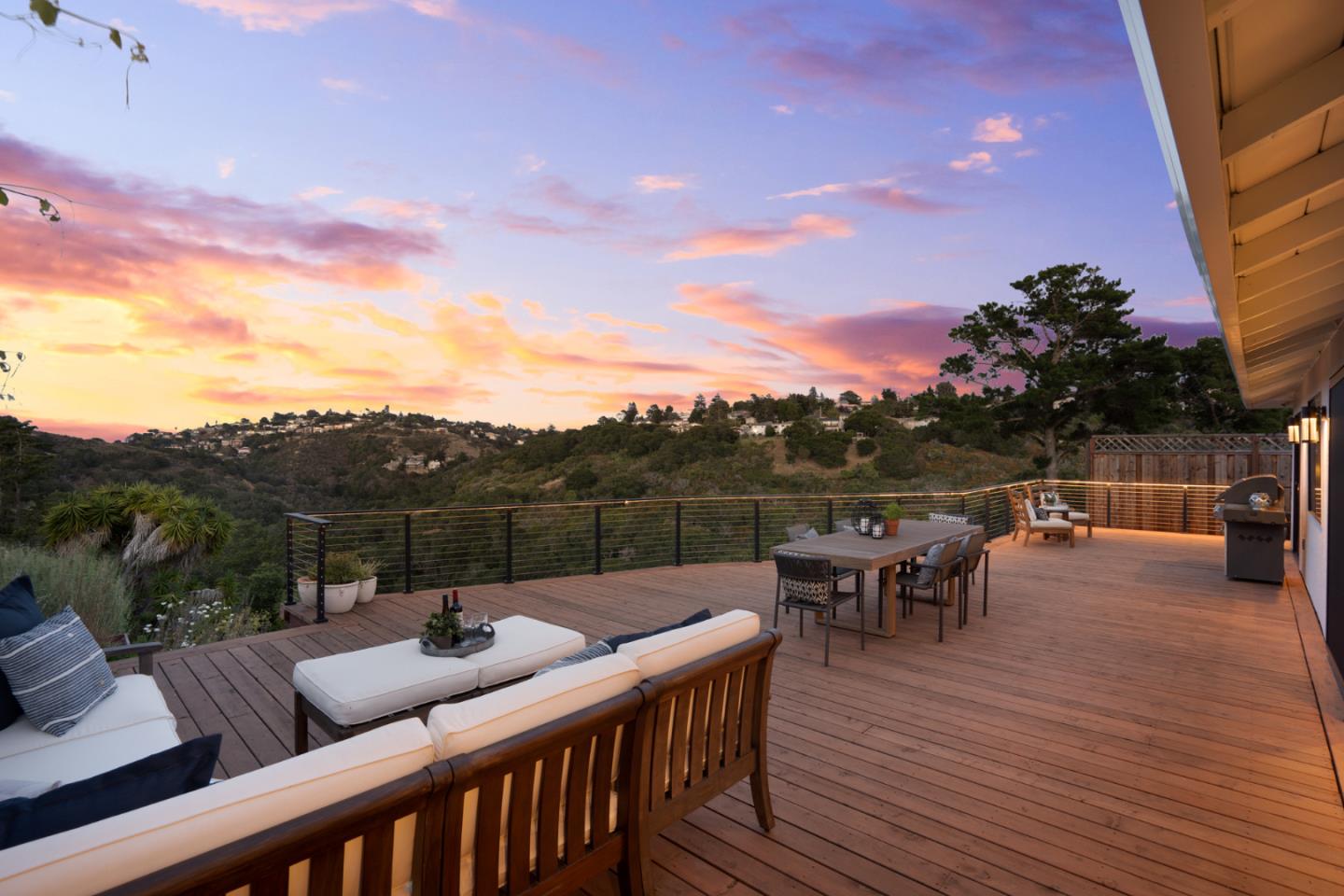 1914 Bishop Road Belmont, CA 94002 - Photo 65 of 79 a view of a terrace with couches and wooden floor