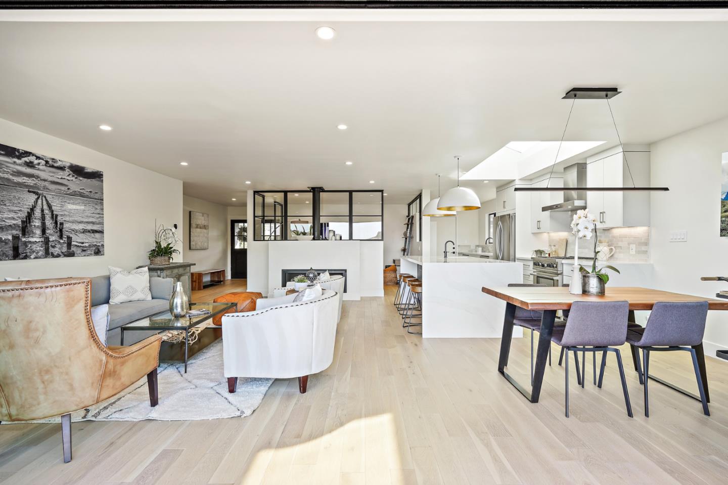 1914 Bishop Road Belmont, CA 94002 - Photo 7 of 79 a living room with furniture a rug and white walls