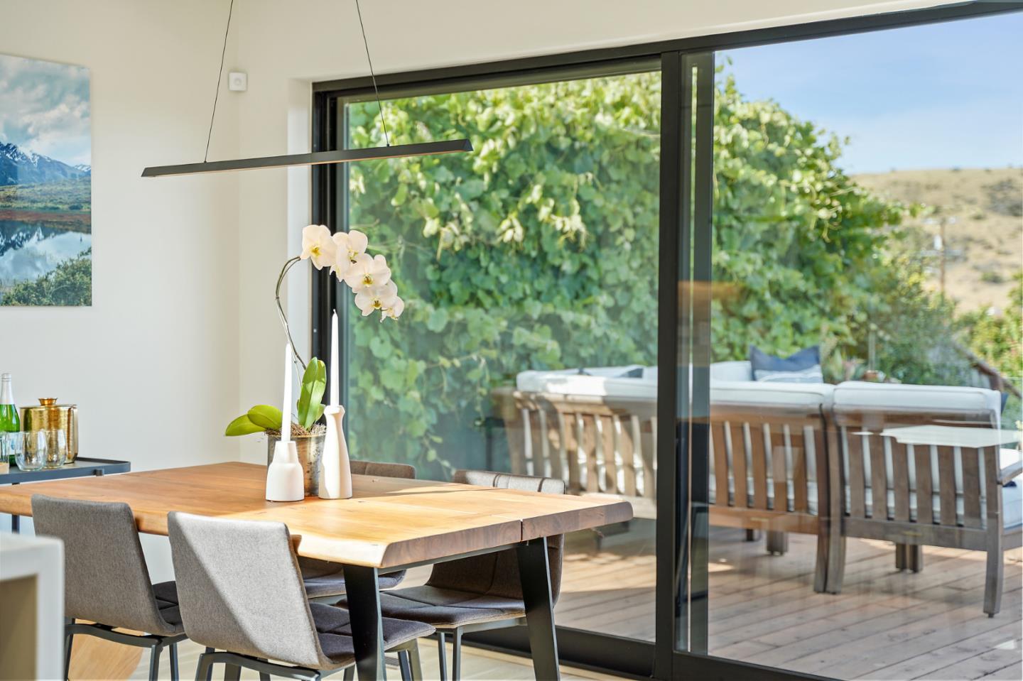 1914 Bishop Road Belmont, CA 94002 - Photo 9 of 79 a view of a dining room with furniture window and outside view