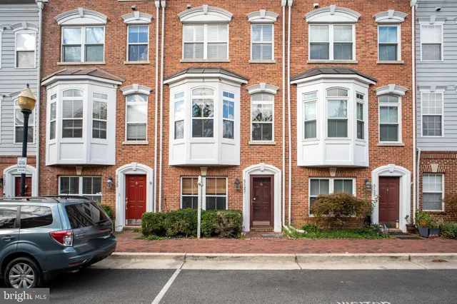 front view of a brick building