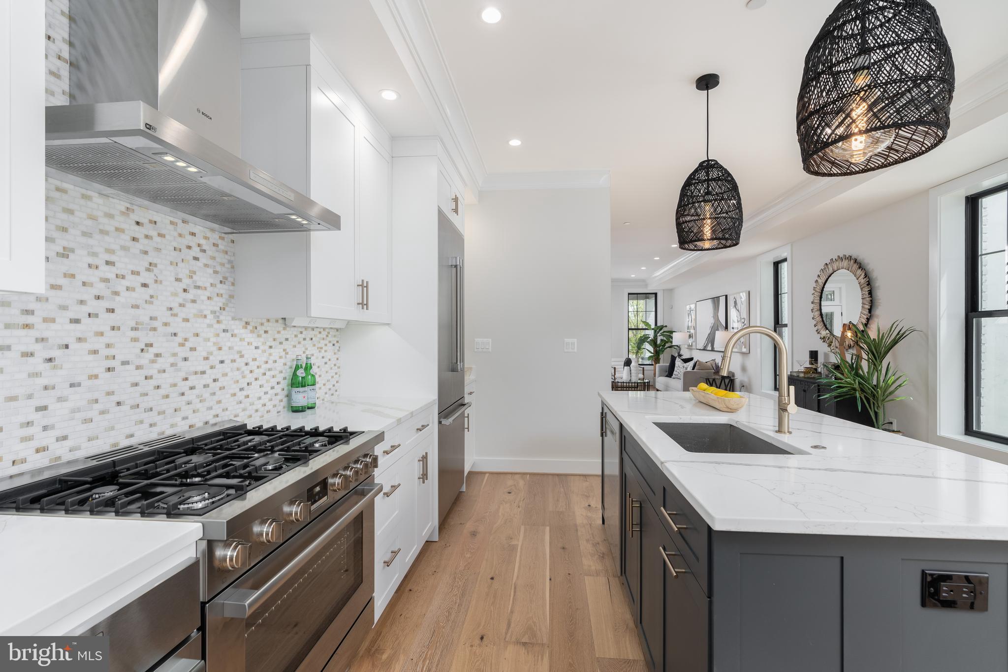 910 8th Street Northeast Washington, DC 20002 - Photo 14 of 62 Back splash tile work is phenomenal