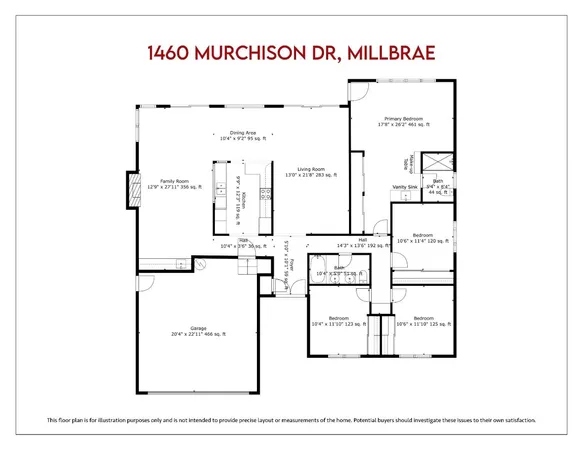$2,565,000 | 1460 Murchison Drive, Millbrae, CA 94030