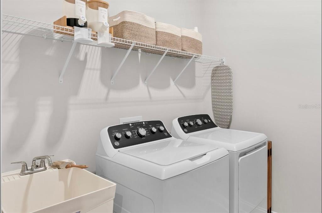 462 Hillendale Circle St. Johns, FL 32259 - Photo 32 of 45 a utility room with dryer and washer