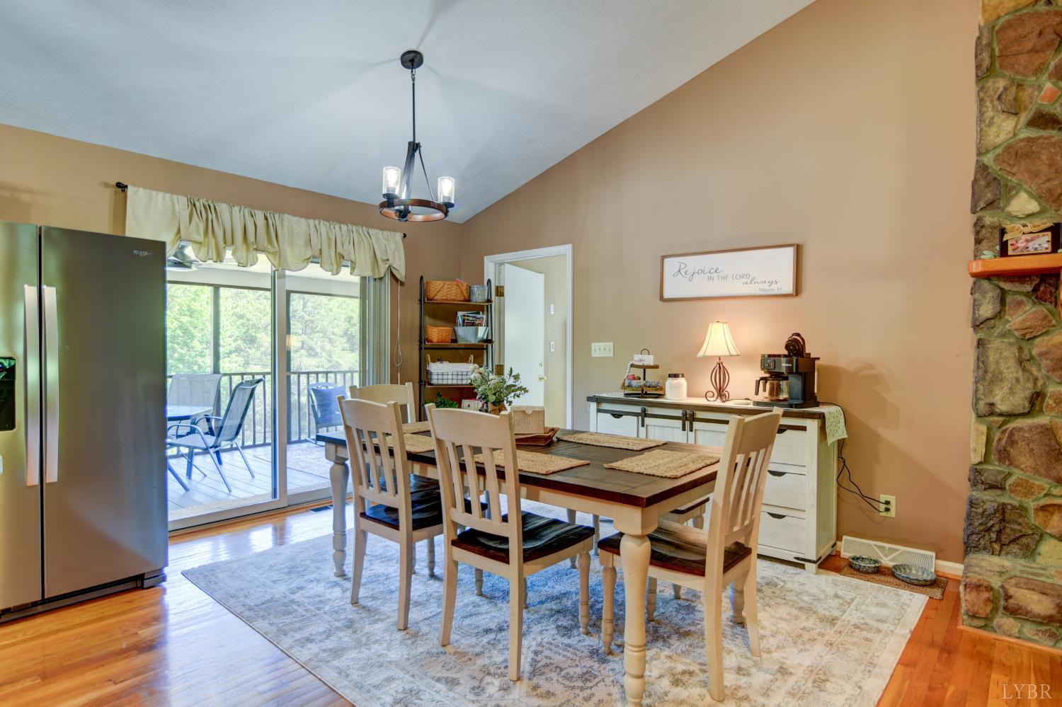 151 Anderson Place Rustburg, VA 24588 - Photo 10 of 57 a dining room with furniture window entryway and wooden floor