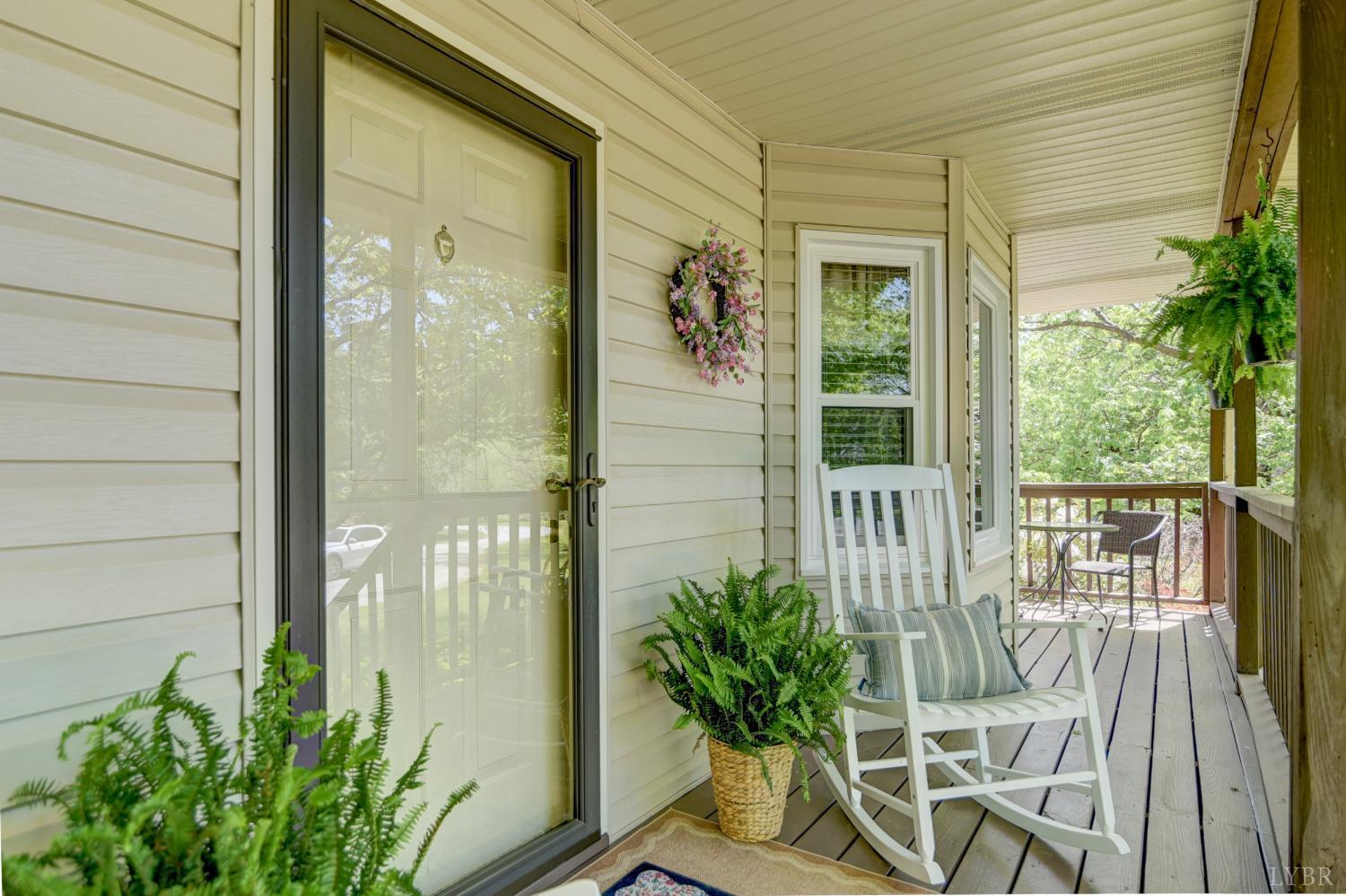 151 Anderson Place Rustburg, VA 24588 - Photo 4 of 57 a view of balcony with a potted plant