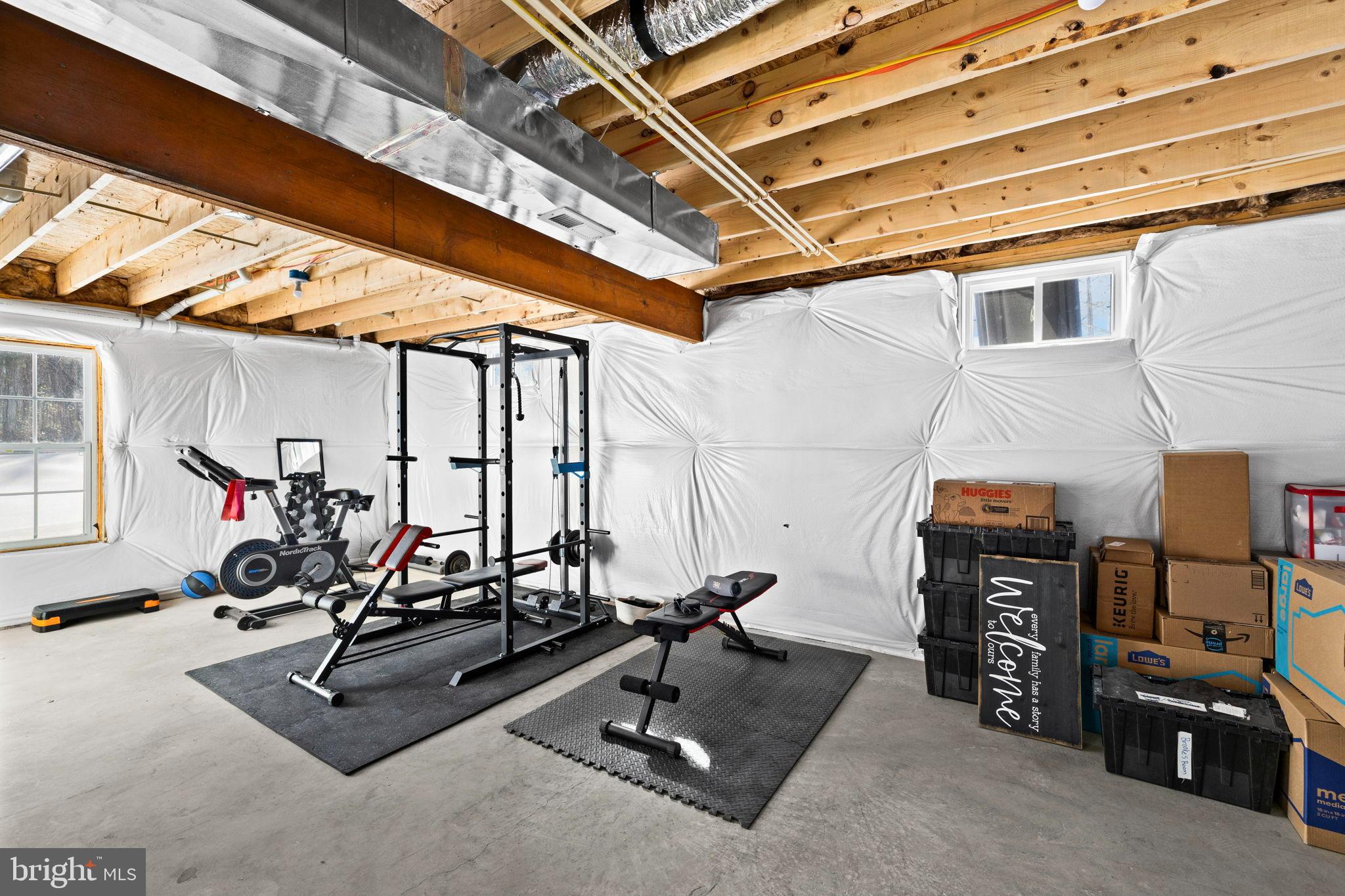 5269 Macedonia Road Woodford, VA 22580 - Photo 26 of 37 a view of a room with gym equipment