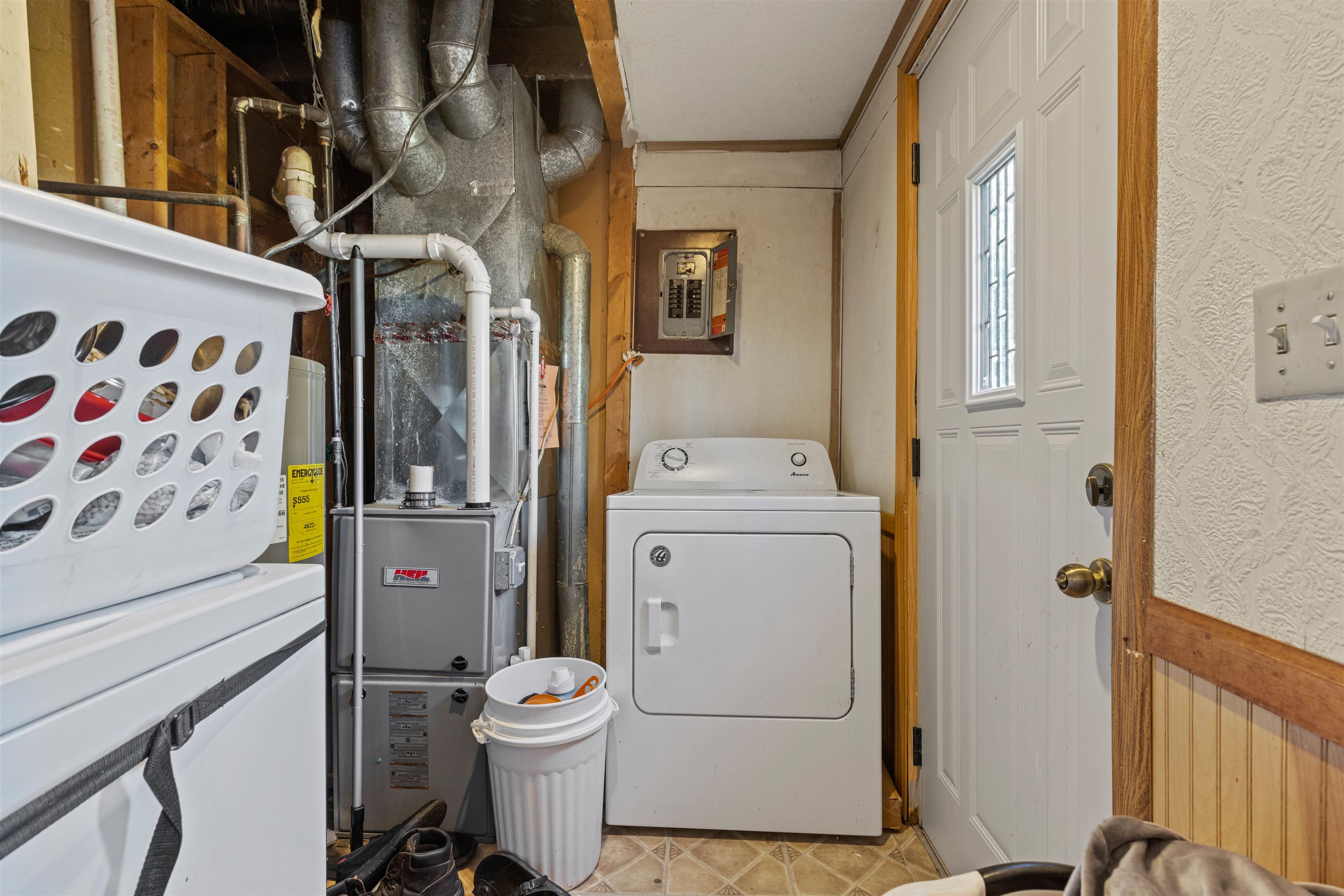 120 5th Street Capron, IL 61012 - Photo 7 of 13 a bathroom with a toilet and a shower curtain