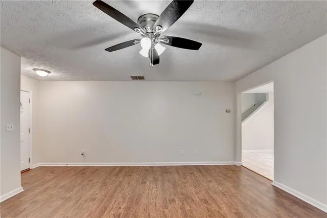 wooden floor in an empty room