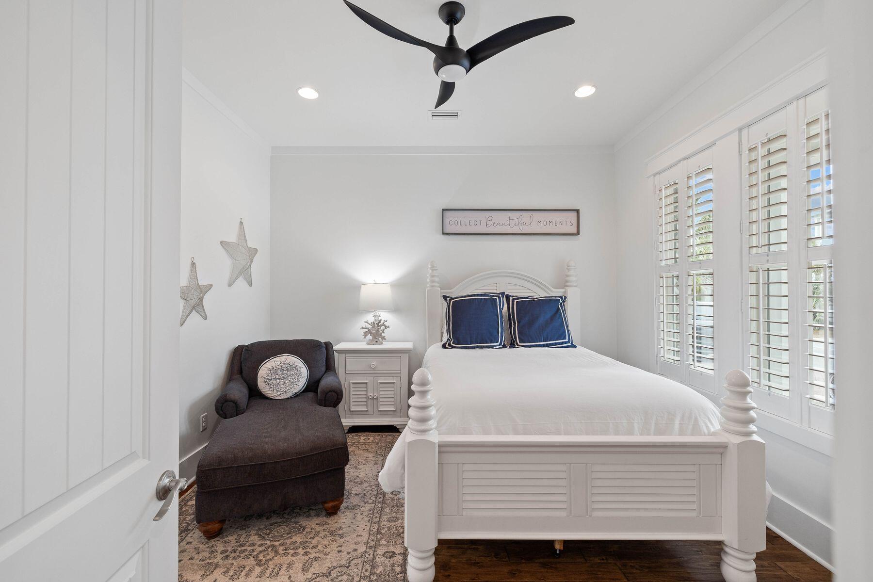 41 West Cobia Run Inlet Beach Inlet Beach, FL 32461 - Photo 16 of 32 a bedroom with a bed and window