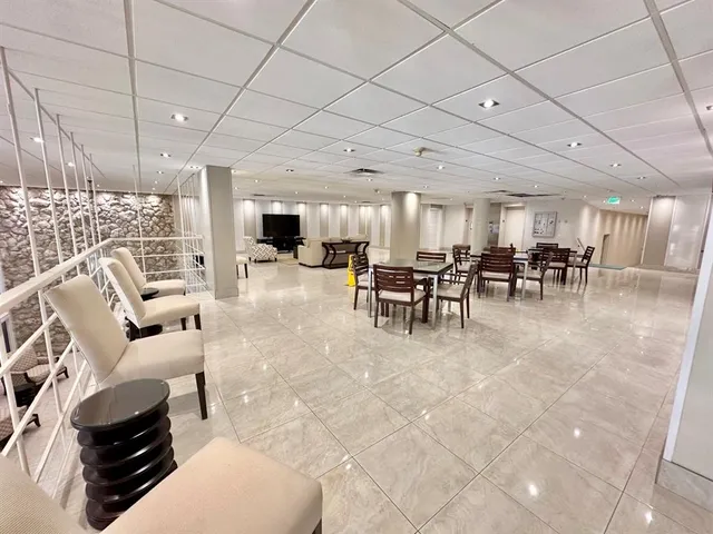 a view of a city with tall buildings