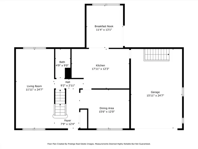 a black and white photo of a floor plan