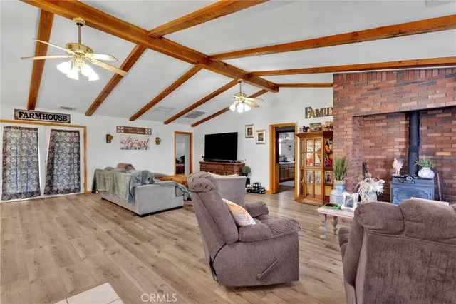 a very nice looking room with a large window