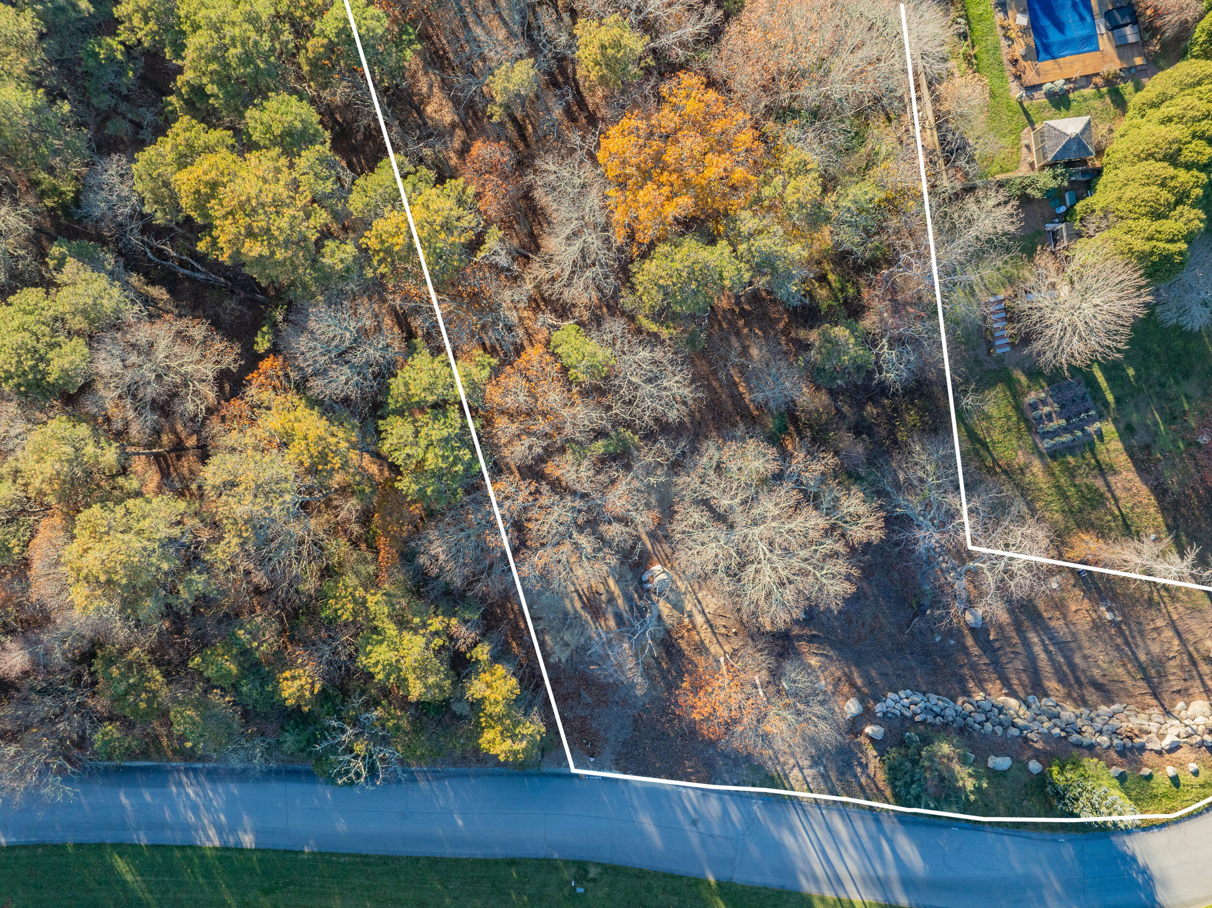 0 Ridgewood Drive Brewster, MA 02631 - Photo 15 of 39 Front part in autum outlined