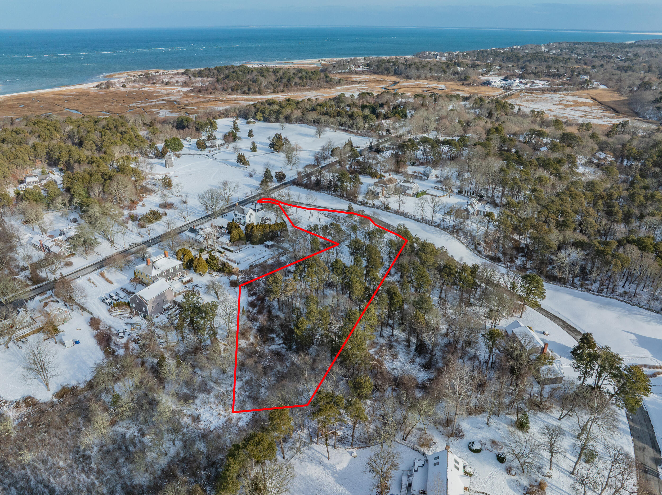 0 Ridgewood Drive Brewster, MA 02631 - Photo 17 of 39 Outline from the west