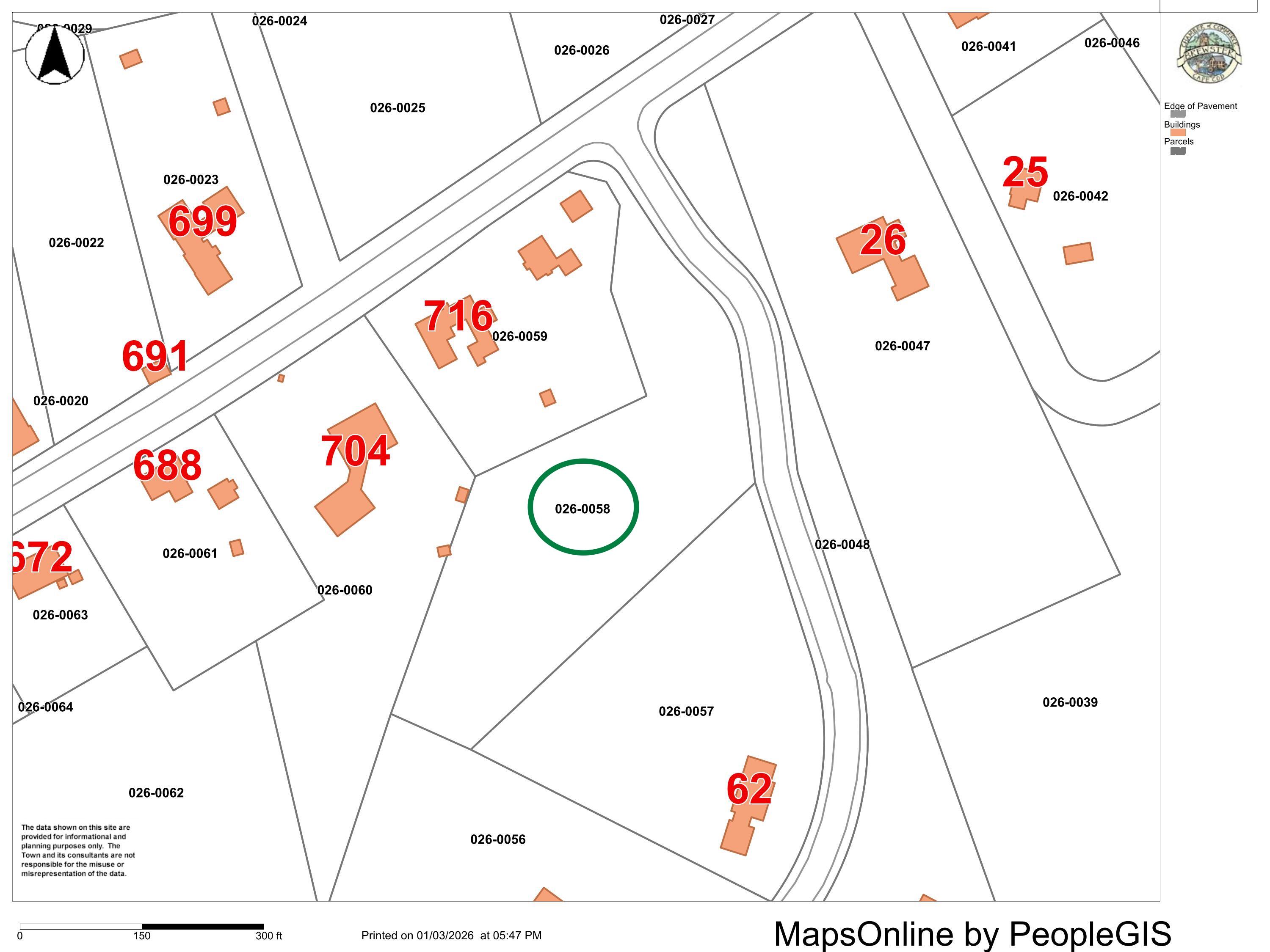 0 Ridgewood Drive Brewster, MA 02631 - Photo 22 of 39 26-58 0 Ridgewood GIS outline copy
