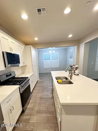 a view of a livingroom with a window